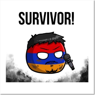 Armenia 2025 Survivor Eurovision Posters and Art